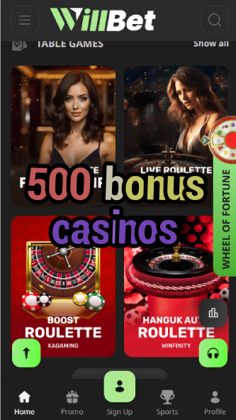 500 Bonus Casinos - $500 Welcome Packages-casinoorder.vip